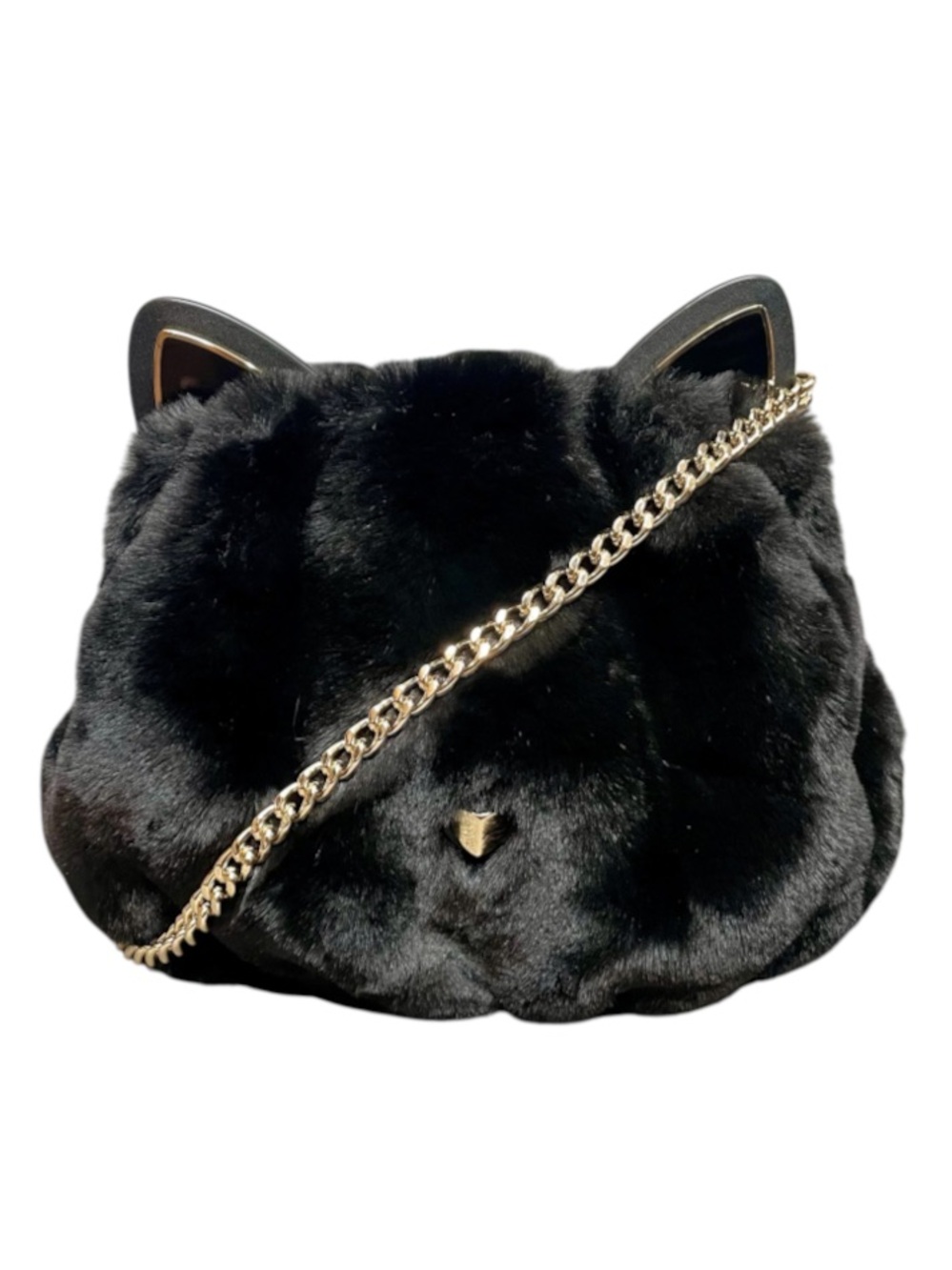 Kate Spade Pitch Purrfect Limited Edition Cat Novelty Faux Fur Crossbody Bag New